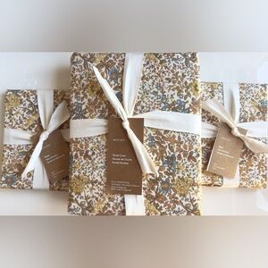 West Elm Frankie Floral Reversible Duvet Cover & Euro Shams, NWT, Retail $247